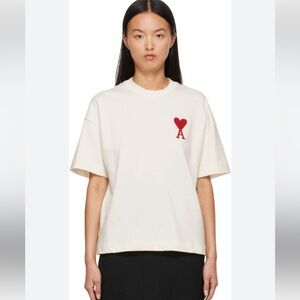 AMI Alexandre Mattiussi Ami de Cœur T-Shirt Size Large NWT Unisex